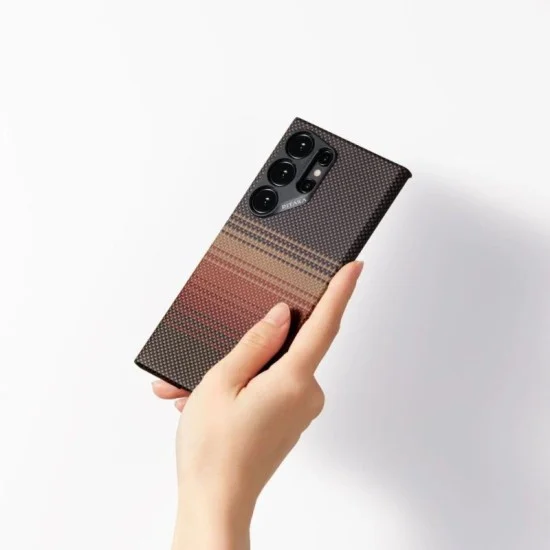 Cover Samsung Z Flip 6 Slim Case Pitaka - Sun Set